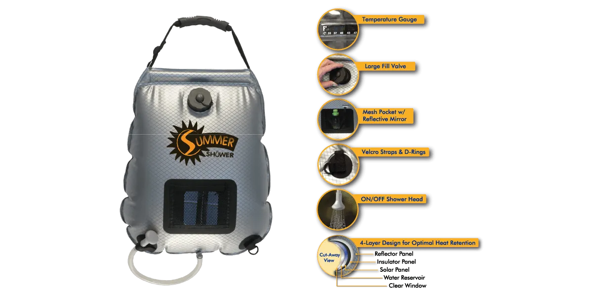 Advanced Elements Summer Shower 5 Gal Pvc Free