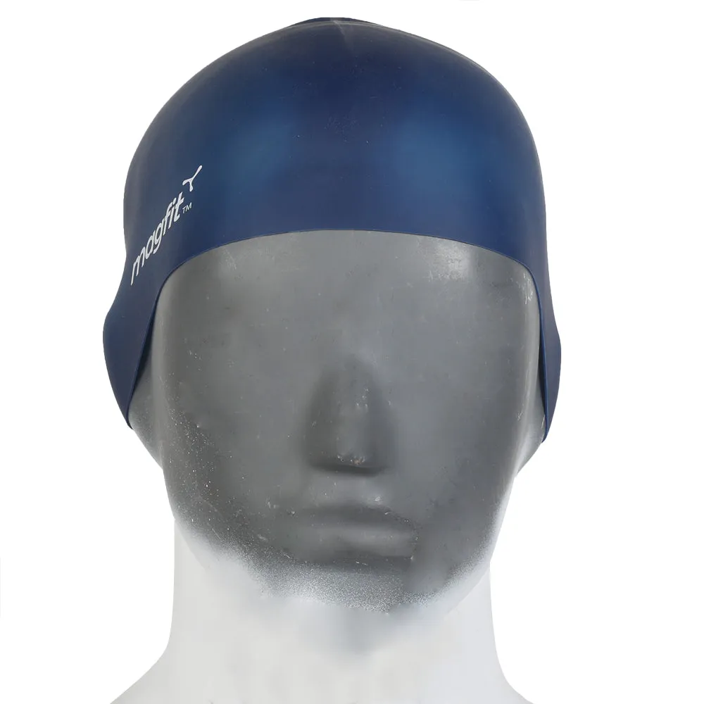 Magfit Unisex Long Hair Swimming Cap (Blue)