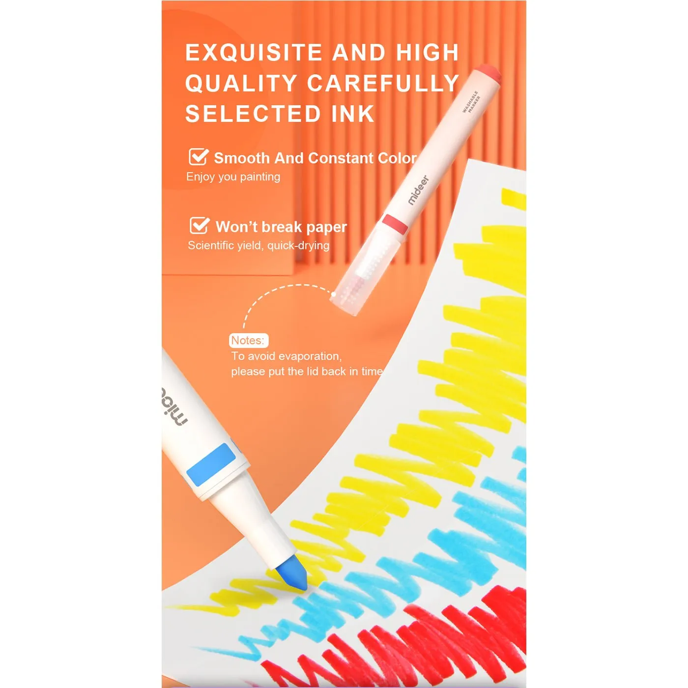 Washable Marker 24 Colors