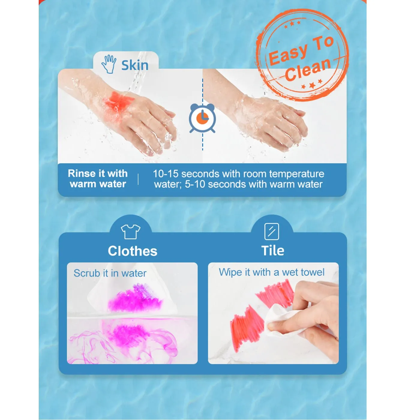 Washable Marker 24 Colors