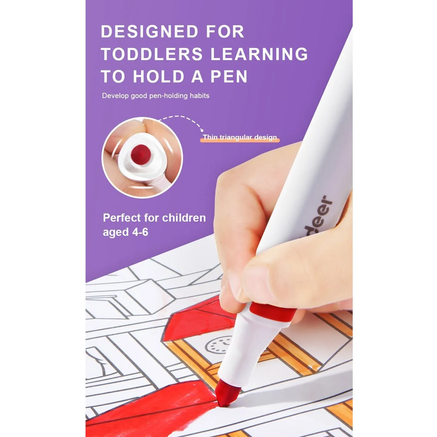Washable Marker 24 Colors