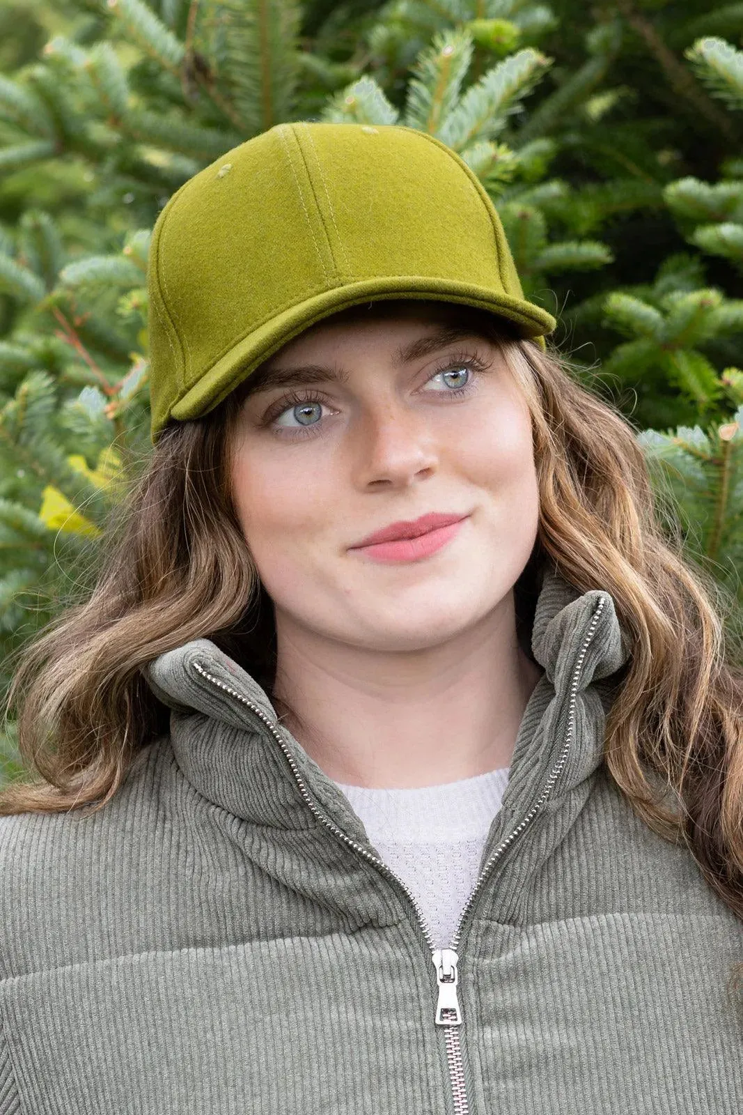 Wool Baseball Hat with Leash Matching Set